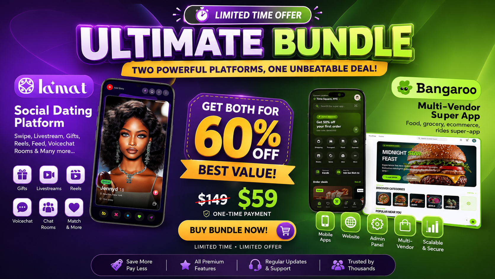 Bundle Deal - 60% OFF